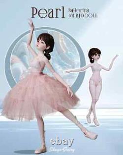 1/4 Handmade Resin BJD SD Ball Joint Dolls Women Girl Gift Pearl 18 Full Set