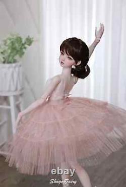 1/4 Handmade Resin BJD SD Ball Joint Dolls Women Girl Gift Pearl 18 Full Set