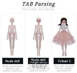 1/4 Handmade Resin BJD SD Ball Joint Dolls Women Girl Gift Pearl 18 Full Set