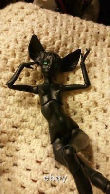 1/4 bjd doll ball jointed dolls black cat free eyes without any makeup