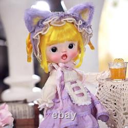 1/6 BJD Doll Face Makeup Eyes Cute Big Eyes Girl Resin Ball Jointed SD Bare Doll