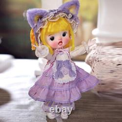 1/6 BJD Doll Face Makeup Eyes Cute Big Eyes Girl Resin Ball Jointed SD Bare Doll