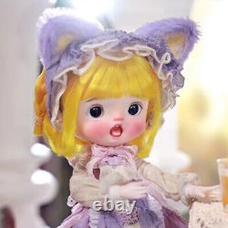 1/6 BJD Doll Face Makeup Eyes Cute Big Eyes Girl Resin Ball Jointed SD Bare Doll