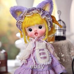 1/6 BJD Doll Face Makeup Eyes Cute Big Eyes Girl Resin Ball Jointed SD Bare Doll