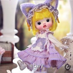 1/6 BJD Doll Face Makeup Eyes Cute Big Eyes Girl Resin Ball Jointed SD Bare Doll