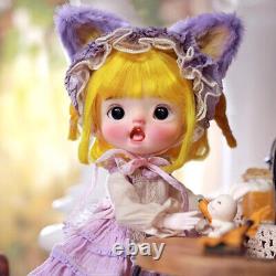 1/6 BJD Doll Face Makeup Eyes Cute Big Eyes Girl Resin Ball Jointed SD Bare Doll