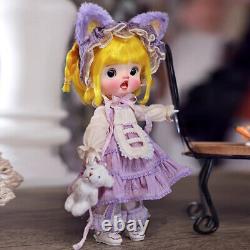 1/6 BJD Doll Face Makeup Eyes Cute Big Eyes Girl Resin Ball Jointed SD Bare Doll