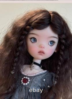 1/6 BJD Doll Resin Joint Full Set/Bare Doll Eyes Face Makeup Landoudou Girl Gift