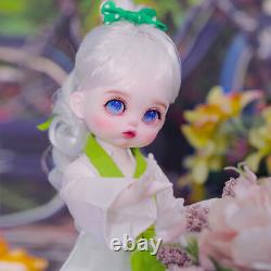 1/6 FULL SET Girl BJD Doll Resin Jointed Dolls Cartoon Eyes Face Make up Clothes