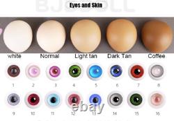 1/6 Full Set BJD Doll Jointed Face Make up Eyes Wig Clothes Landoudou Girl Gift