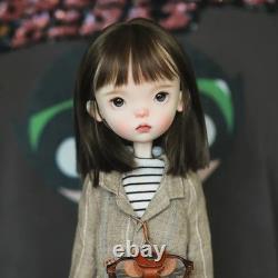 1/6 Full Set BJD Doll Jointed Face Make up Eyes Wig Clothes Landoudou Girl Gift