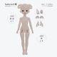 1/6 Handmade Full Set Bjd Sd Ball Jointed Dolls Resin Cartoon Outfit Girl Gift