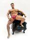 1/6 Muscular Beard Gay Doll Man Doll Pink Underwear Hot Guy Toy Gay Play Gift