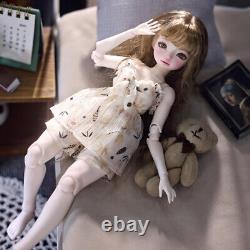 1/6 Resin BJD Doll SD Ball Joint Doll Pretty Girl Loungewear Gift Full Set Toy