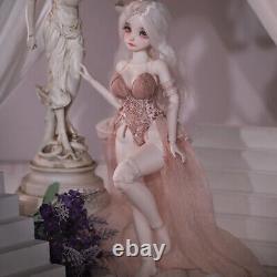 1/6 Resin BJD Doll SD Ball Joint Girl Catwalk Dress Face Makeup Full Set Gift