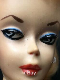 # 1 One Ponytail vintage Barbie 1959 w box Orig. Top Knot Orig face paint