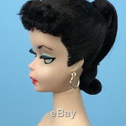 # 1 PONYTAIL BARBIE brunette NUMBER 1 vintage! 1959! Authentic