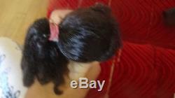 #1 barbie 1959 HAND-PAINTED LOOK AT HER IRISES! FREE SHIP! NONEXISTENT