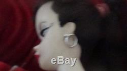 #1 barbie 1959 HAND-PAINTED LOOK AT HER IRISES! FREE SHIP! NONEXISTENT