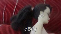 #1 barbie 1959 HAND-PAINTED LOOK AT HER IRISES! FREE SHIP! NONEXISTENT