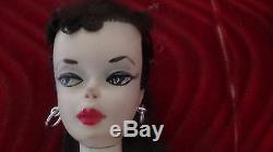 #1 barbie 1959 HAND-PAINTED NON-STENCILED IRISES! NONEXISTENT