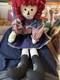 2001 30 Raggedy Ann Stuffed Doll And Pillow Rag Doll
