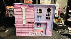2005 Barbie City Pretty Townhouse Playset 2-Story Folding House Mattel Rare VTG