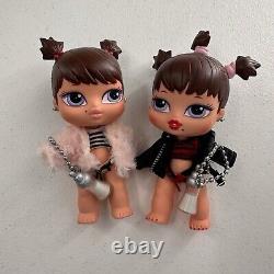 2005 MGA Entertainment Bratz Babyz Doll Twins Phoebe Roxxi Beauty Shop Pet Bunny