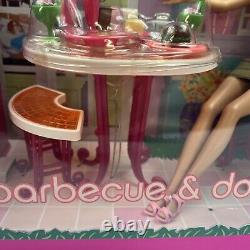 2007 Vintage Barbie My House Summer Barbecue and Doll Set New in Box Mattel