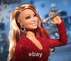 2023 Barbie Signature Mariah Carey Holiday Doll Christmas Red Dress SHIPS NOW