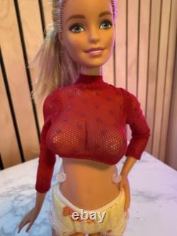 2025 OOAK Barbie Doll withAltered-Nippled Body/Breast Implants Chantal