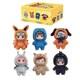 2025 Top Toy Naruto Beast Party Plush Keychains Confirmed Blind Box Authentic