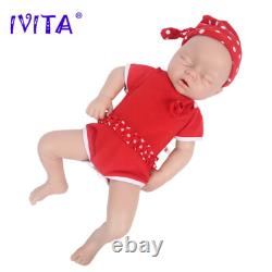 20Sleeping Baby Lifelike Boy or Girl Doll Full Silicone Real Touch Toddler Toy
