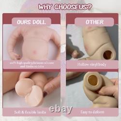20.1'' solid silicone doll silicone reborn doll crafts handmade toys gifts