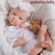 20.1'' Solid Silicone Doll Silicone Reborn Doll Silicone Girl Doll Toys Gifts