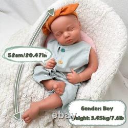 20.47in silicone doll silicone reborn doll Boy doll handmade whshable toys gifts