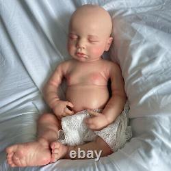 20 Asleep Rebirth Doll Loulou Floppy Lifelike Full Silicone Newborn Baby Girl