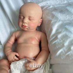 20 Asleep Rebirth Doll Loulou Floppy Lifelike Full Silicone Newborn Baby Girl