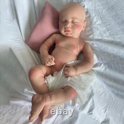 20 Asleep Rebirth Doll Loulou Floppy Lifelike Full Silicone Newborn Baby Girl