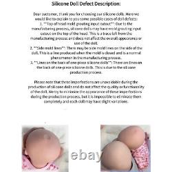 20 Asleep Rebirth Doll Loulou Floppy Lifelike Full Silicone Newborn Baby Girl