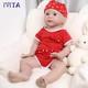 20'' Big Baby Blue Eyes Girl Doll Full Body Silicone Reborn Baby Doll Prematur
