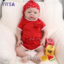 20''Chubby Girl Baby Full Body Silicone Doll Infant Lifelike Reborn Baby Gifts