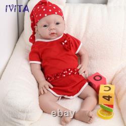 20''Chubby Girl Baby Full Body Silicone Doll Infant Lifelike Reborn Baby Gifts