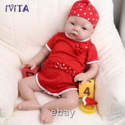 20''Chubby Girl Baby Full Body Silicone Doll Infant Lifelike Reborn Baby Gifts