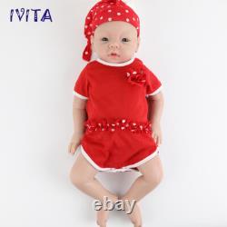 20''Chubby Girl Baby Full Body Silicone Doll Infant Lifelike Reborn Baby Gifts