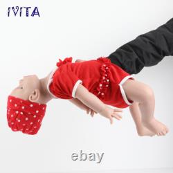 20''Chubby Girl Baby Full Body Silicone Doll Infant Lifelike Reborn Baby Gifts