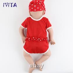 20''Chubby Girl Baby Full Body Silicone Doll Infant Lifelike Reborn Baby Gifts