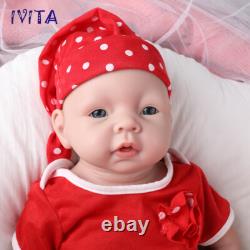 20''Chubby Girl Baby Full Body Silicone Doll Infant Lifelike Reborn Baby Gifts