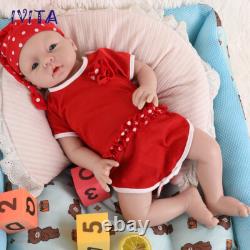 20''Chubby Girl Baby Full Body Silicone Doll Infant Lifelike Reborn Baby Gifts