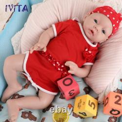 20''Chubby Girl Baby Full Body Silicone Doll Infant Lifelike Reborn Baby Gifts